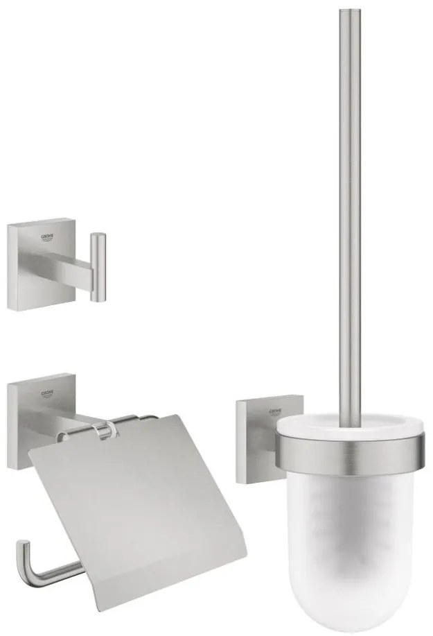 GROHE 41123DC0 - START CUBE nemesacél tartozékkészlet
