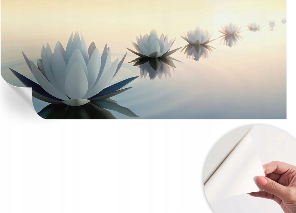 Öntapadós tapéta Fali furnér 3D hatás Nyugodt kilátás 250x104 cm