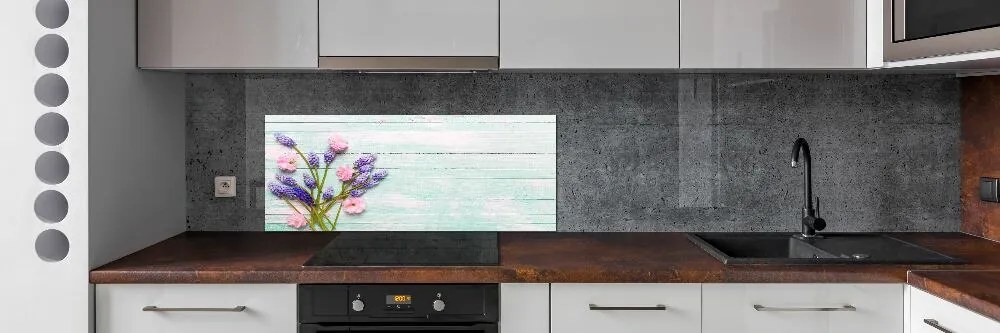 Konyhai falburkoló panel Lavender fa pksh-159336288