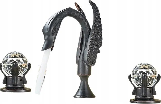 Mosdó csaptelep fekete Old Retro Black De