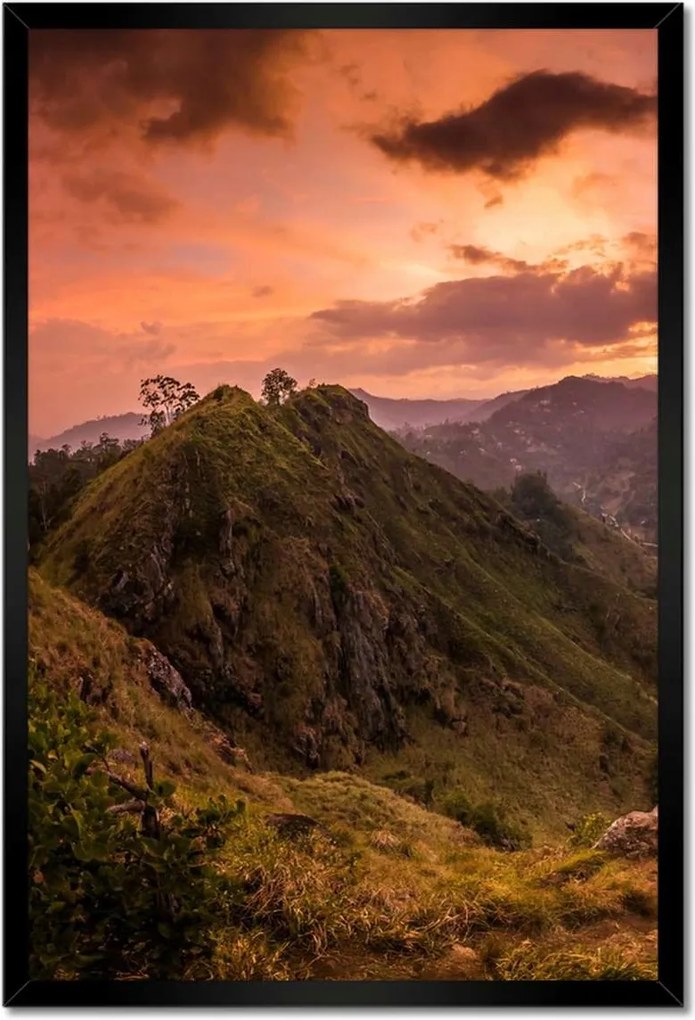 Poszterek keretben 40x60 Tájkép hegyekkel Tájkép