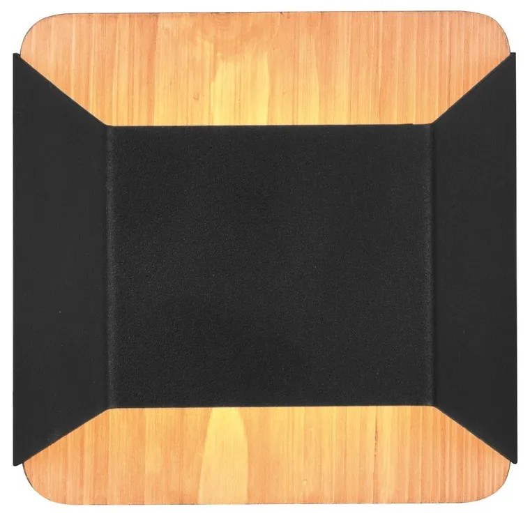 Matt fekete LED dimmelhető fali lámpa Arino – Trio