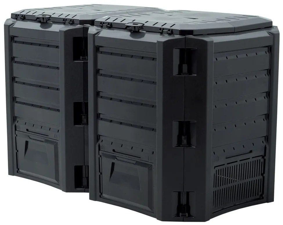 Komposztáló Prosperplast COMPOGREEN 2x400 l fekete