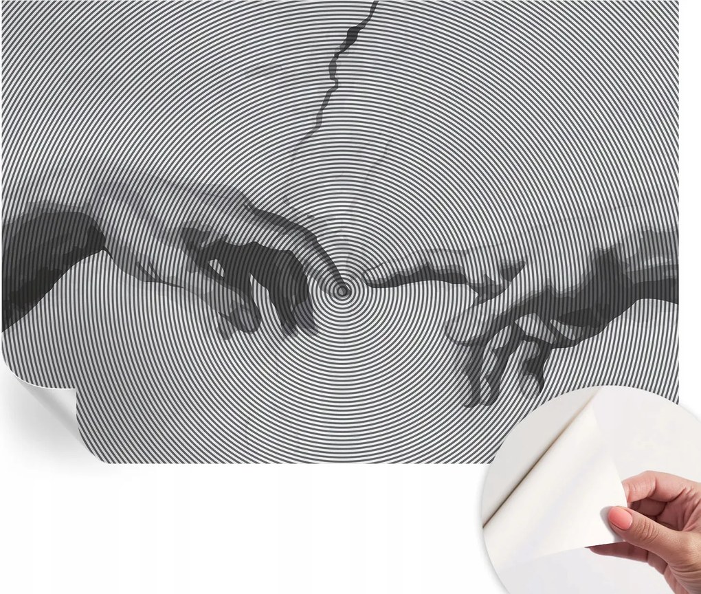 Öntapadós Dekoratív Fotótapéta Hálószobába Hipnotikus kezek 152x104