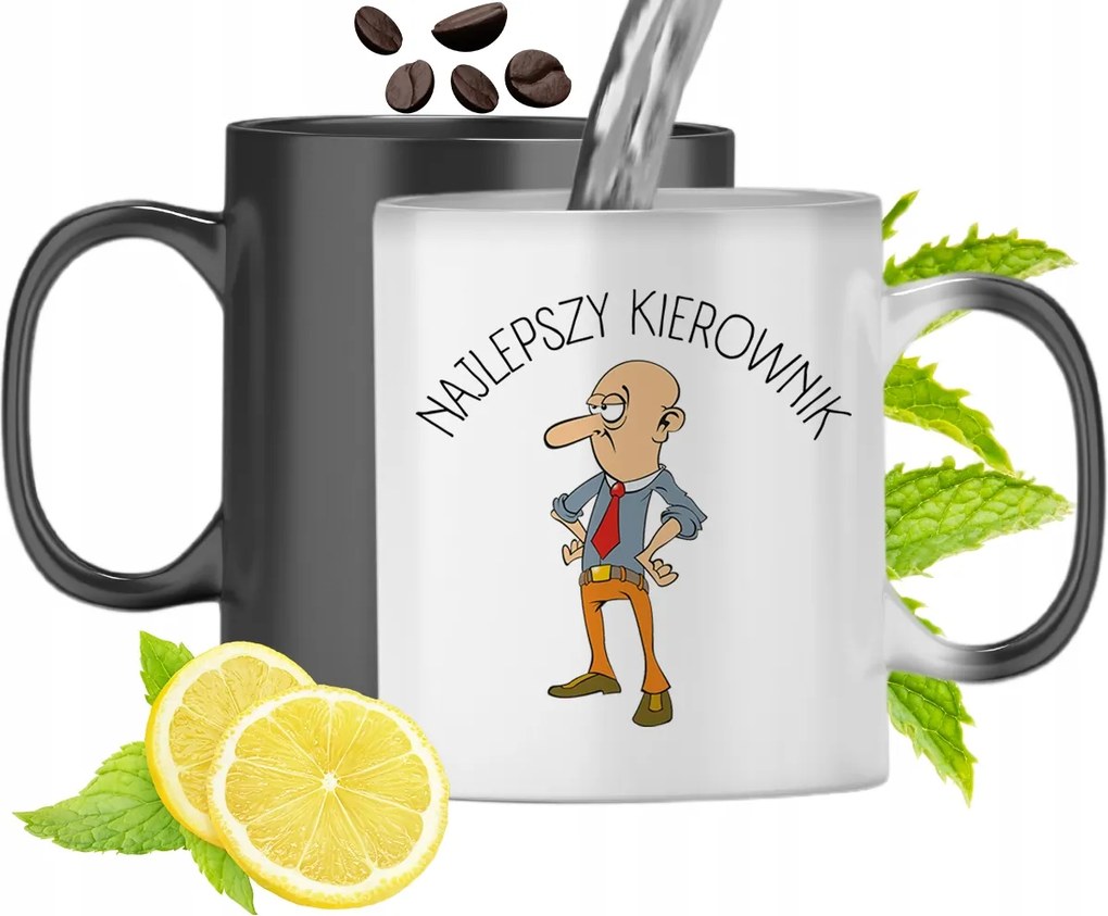 Mágikus Bögre A Vezető Számára Színváltós, fényképes nyomtatással