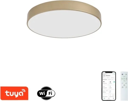 BRILAGI-LED Dimmelhető POOL SMART LED világítótest/60W/230V 50 cm Wi-Fi Tuya arany + távirányító
