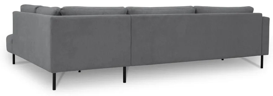 Sötétszürke sarokkanapé (jobb oldali) Hero – Scandic