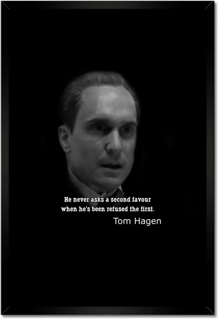 Poszterek keretben 40x60 Idézetek a Keresztapáról