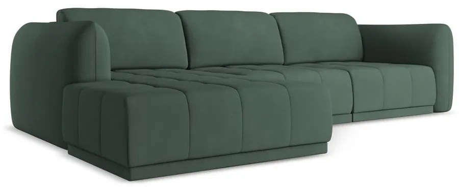 Zöld sarokkanapé (bal oldali) Hoku – Makamii