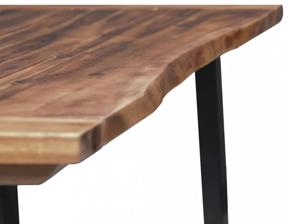 tömör akácfa étkezőasztal 180 x 90 cm