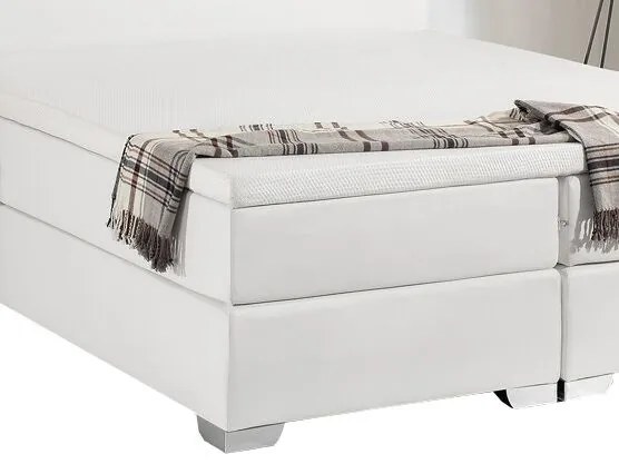 Franciaágy Boxspring 180 cm PREMIER (matracokkal) (fehér). 1007429