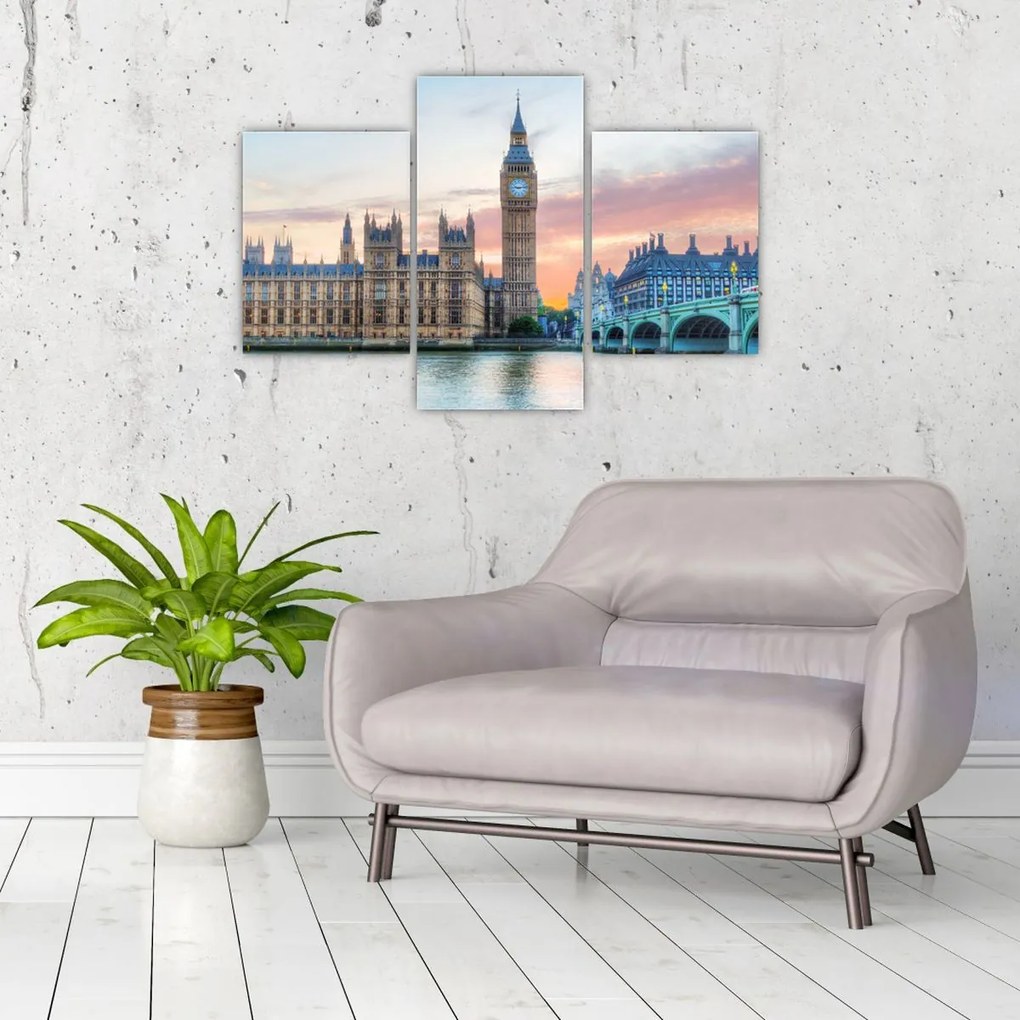 Kép - London pasztell színekben (90x60 cm)