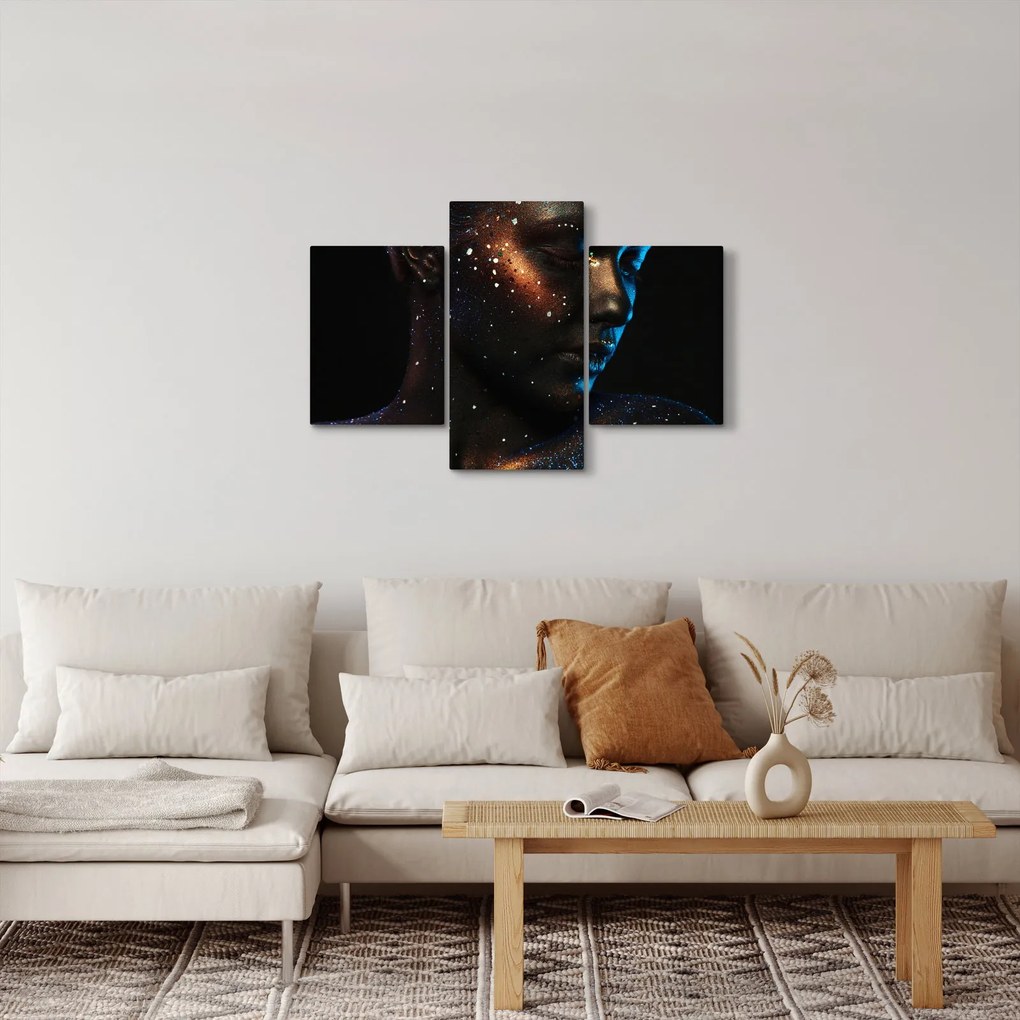 Csillogó nő képe (90x60 cm)