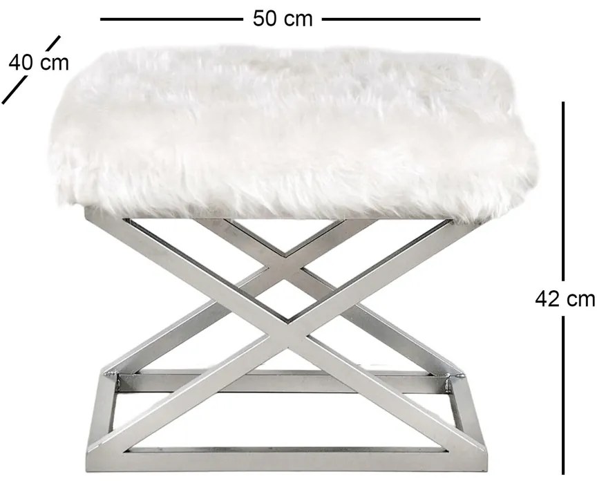 Capraz Plush White szék
