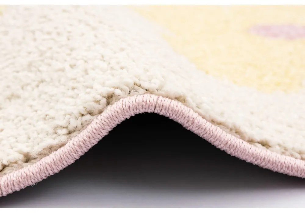 Sárga-elefántcsont színű gyerek szőnyeg 160x230 cm Dazzy Vanilla – FD