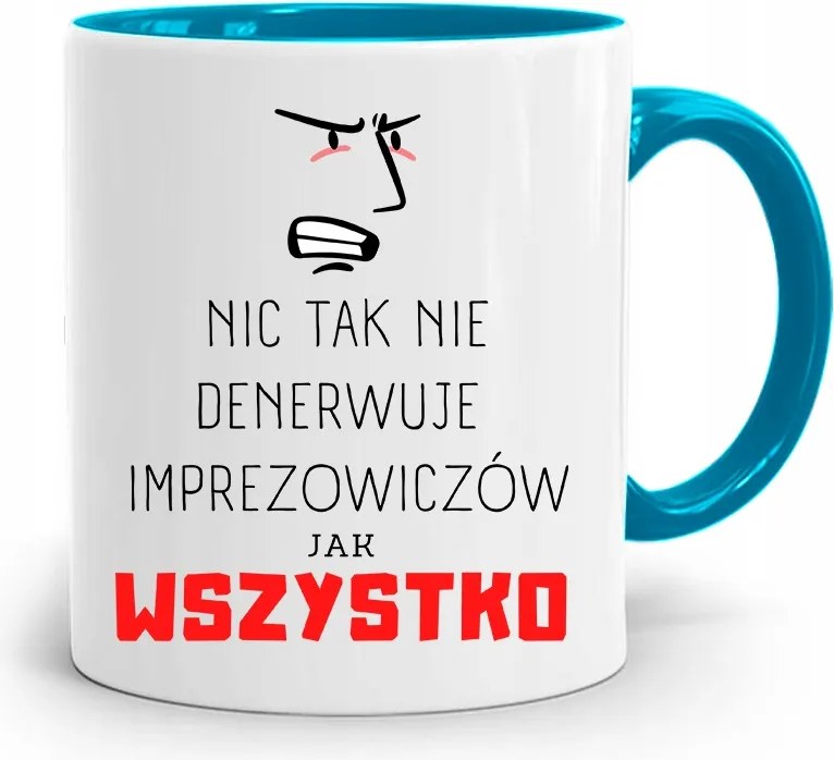 Bulizóknak Kék Bögre nyomott mintával, fényképpel