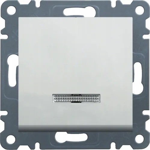 Hager Lumina fehér szimpla aljzatcsatlakozó