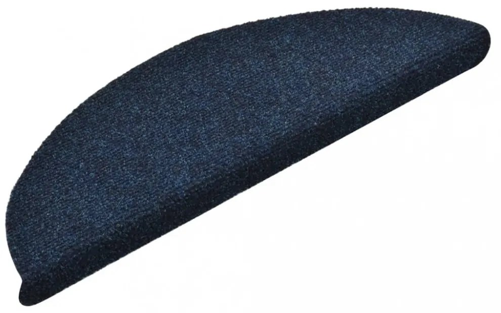 5 db kék tűlyukasztott öntapadó lépcsőszőnyeg 56x17x3 cm