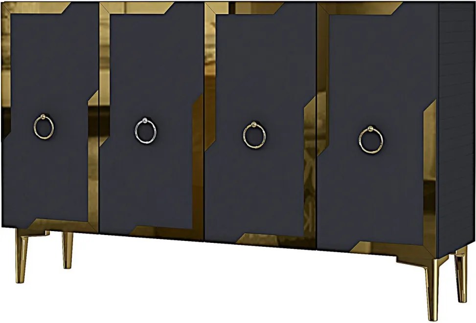 Seza 120 - Anthracite, Gold