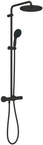 Grohe Vitalio Start System zuhanyrendszer termosztatikus csapteleppel fekete matt 266772431 G266772431