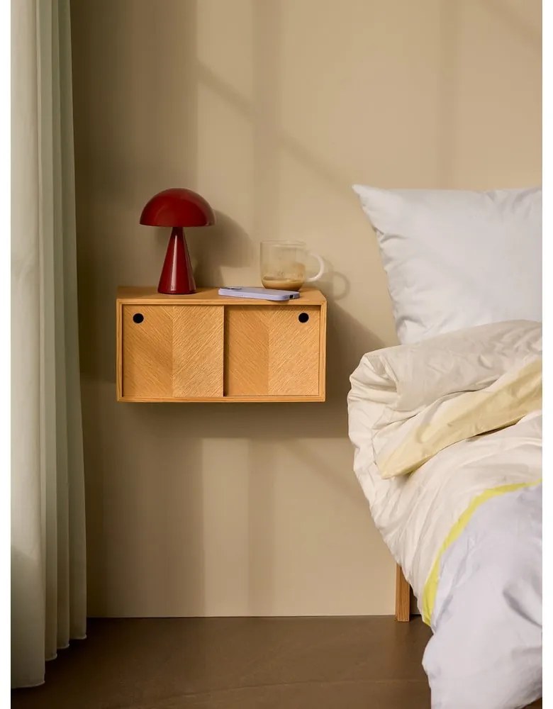 Herringbone tölgyfa fali polc - Hübsch