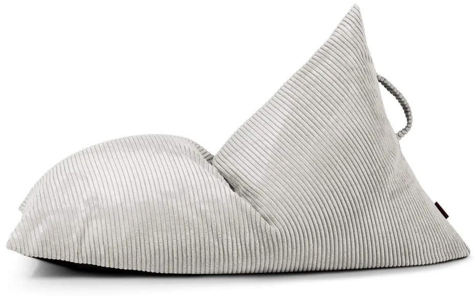 Krémszínű kordbársony gyerek babzsákfotel Razzy – SLOWDOWN
