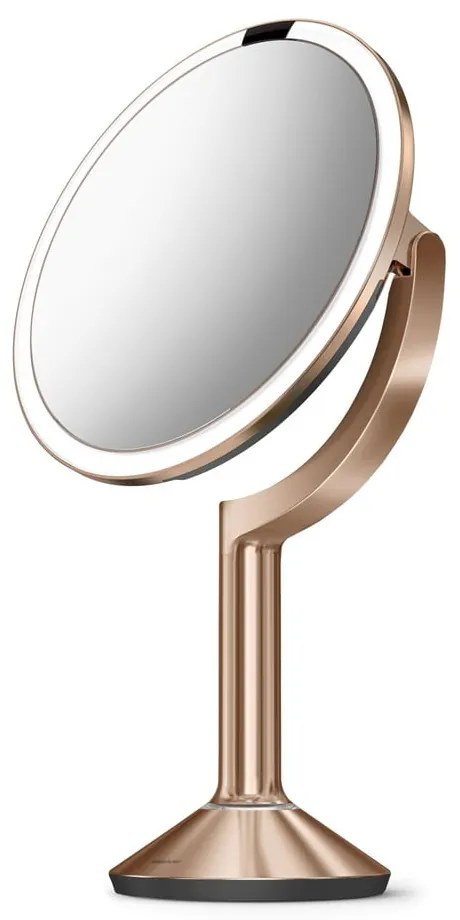 Kozmetikai tükör világítással-nagyítós (ötszörös) ø 20 cm Sensor Trio – simplehuman