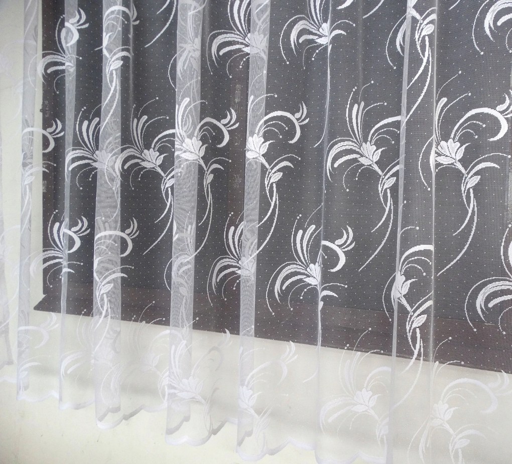 Mg Függöny 37/100 Fehér 250X150 szalaggal Lengyel M