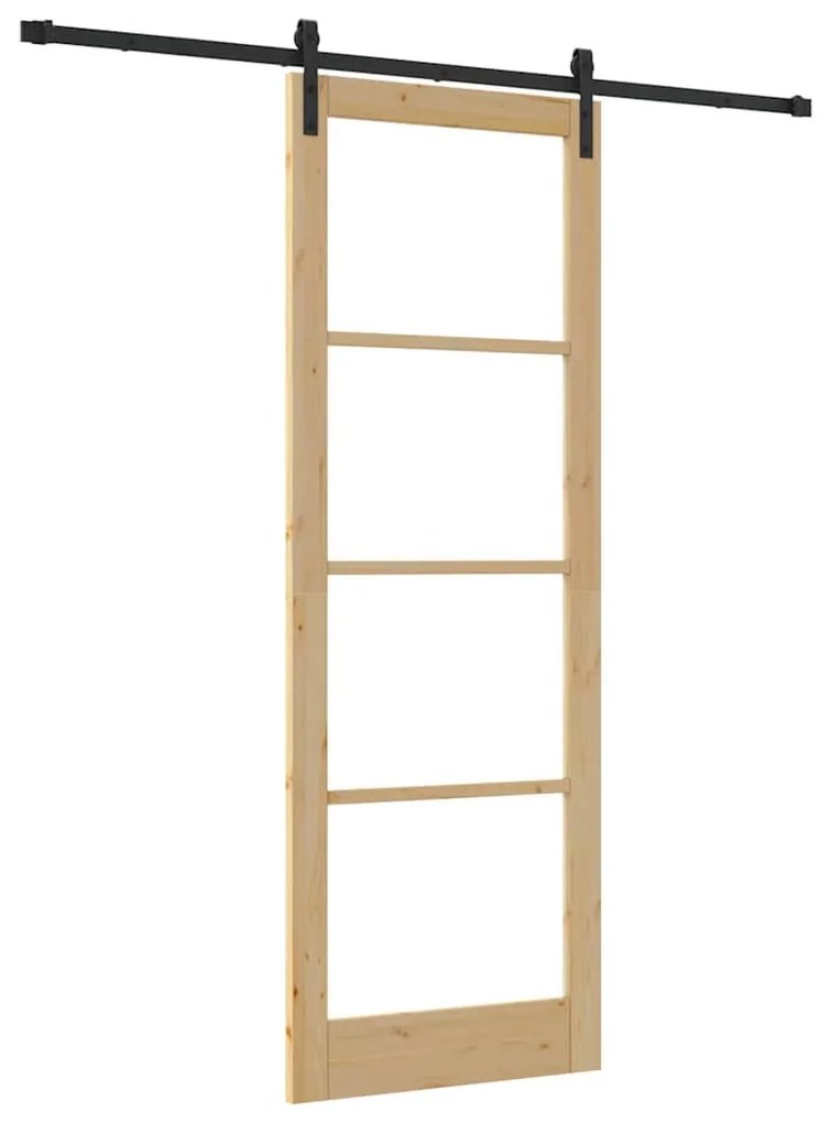 Csúszóajtó Egyéb ORKDAL Barna 83 x 232 cm Fa és fém
