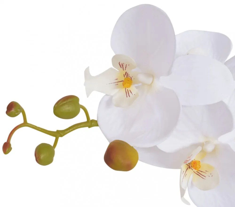 cserepes fehér műorchidea 75 cm