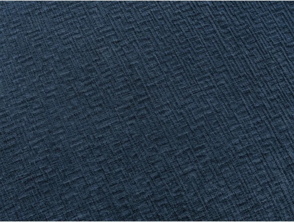 Sötétkék zsenília kanapé mindennapos alvásra-kinyitható 240 cm Hugo – Bobochic Paris