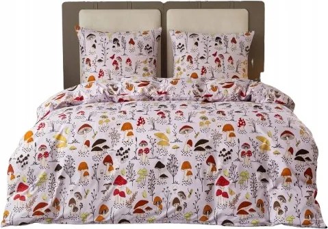 Ágyneműhuzat kétszemélyes Gomba Gyerekeknek szett 200x200, 2 70x80