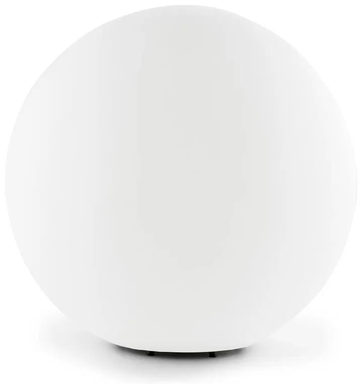 Shinestone S gömbölyű kültéri lámpa, 20cm, fehér