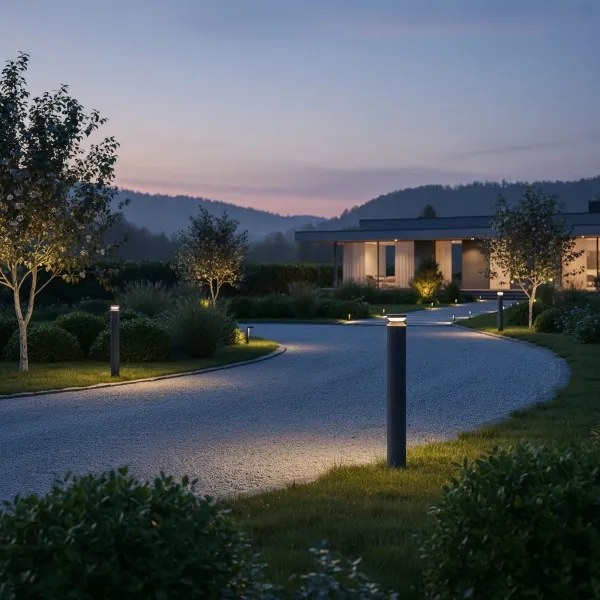 Ideal Lux - LED Kültéri lámpa BOEING LED/14W/230V 100 cm IP65 antracit