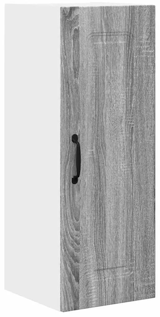 Fali konyhaszekrény 2 pcs Szürke Sonoma 30 x 31 x 80 cm Faanyag