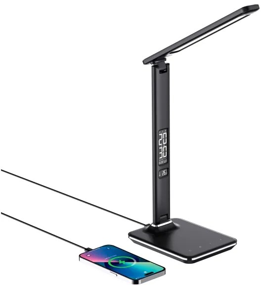 Brilagi - LED Dimmelhető lámpa vezeték nélküli töltéssel REGINA LED/8,5W/230V fekete