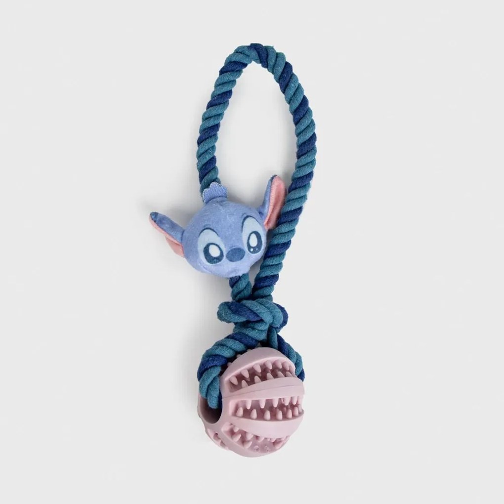 Disney Lilo és Stitch, A csillagkutya Alien kötél kutyajáték TPR labdával 24 cm