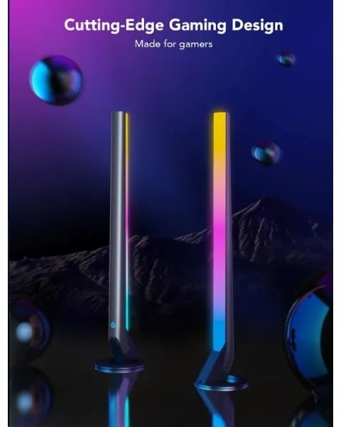 Govee - KÉSZLET 2x Smart Gaming Wi-Fi LED RGBIC Panels + Smart Dual + távirányító