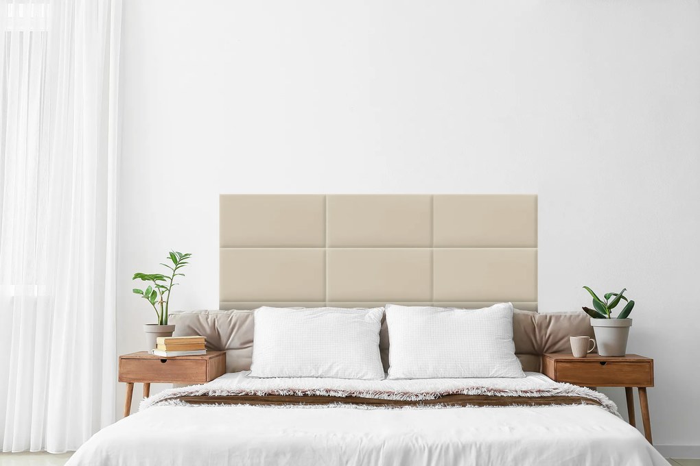 Kárpitozott panel - Téglalap - 60x30cm Szín: Türkiz