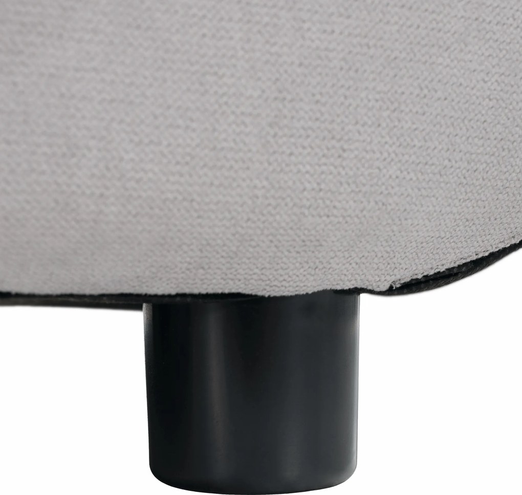 Ülőgarnitúra, világosszürke/púderrózsaszín, szövet, jobbos, BRATO