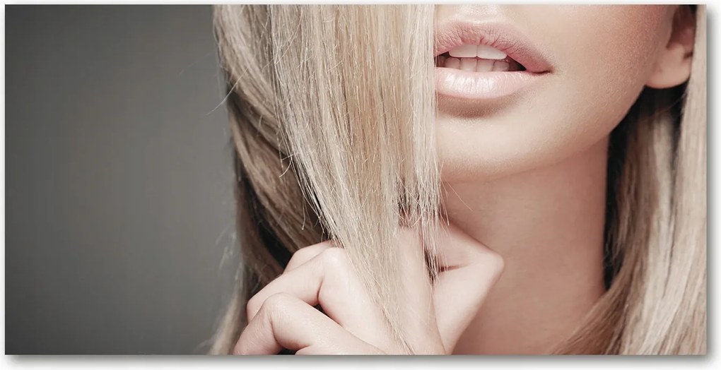 Fotó-üvegkép Gyönyörű szőke 140x70