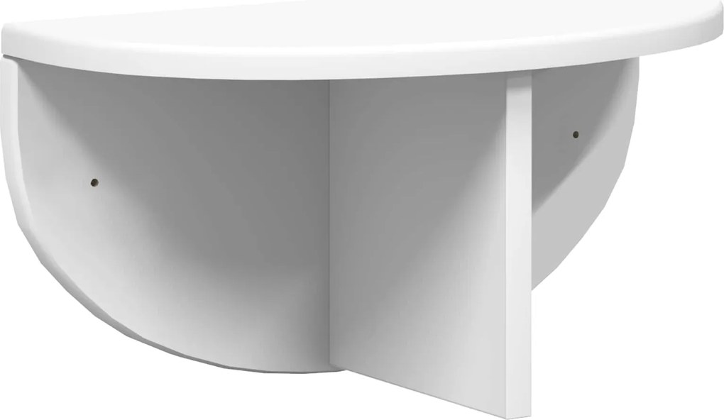 vidaXL Falpolc Falra szerelhető Fehér 38 x 19 x 19 cm Faanyag