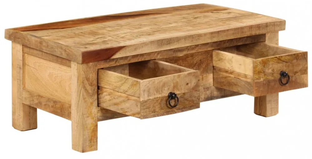 tömör mangófa dohányzóasztal 90 x 45 x 35 cm