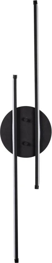 Umut 13299 fekete fém LED falilámpa