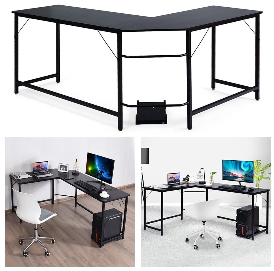 Sarokíróasztal, fekete