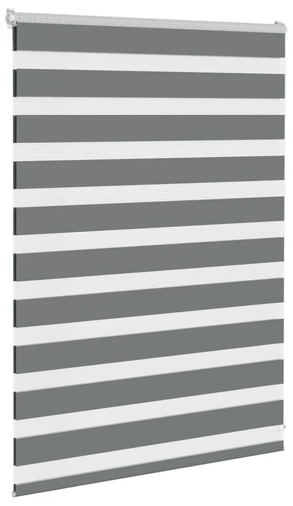 zebrafüggönnyel sötét szürke szövetszélesség 100,9cm poliészter