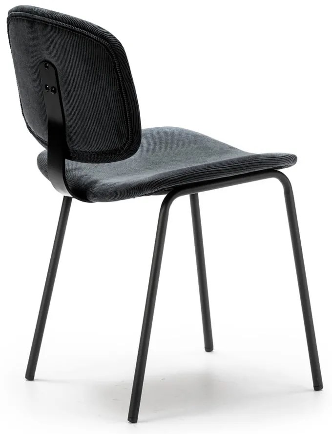 Fekete étkezőszék szett 2 db-os Arus – Marckeric