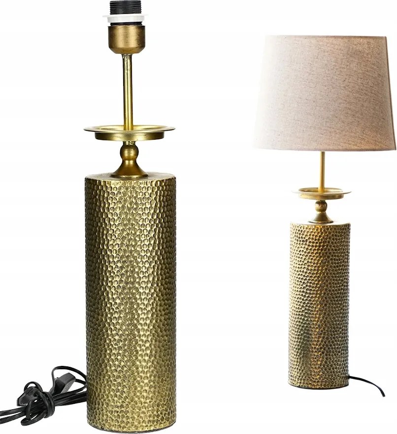 Loft Arany Asztali Éjjeli Lámpa 52cm E27 Otthoni Hálószoba Nappali