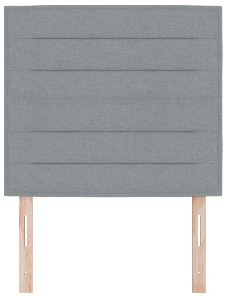 Fejtámla Csíkos Design Világosszürke 80 cm Szövet