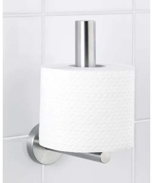 WENKO 19613100 - WC-papír tartó BOSIO MATT 8x18 cm rozsdamentes acél/ezüst